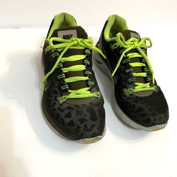 Nike Lunarglide 5 Green Cheetah Running Shoes Sneakers Men’s sz 7 Women’… - Picture 2 of 11